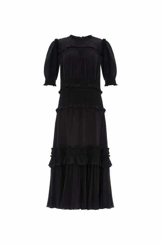 Emilia Crepe Ballerina Dress sold by Needle & Thread