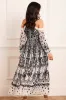 Adeline Off-Shoulder Ankle Gown sold by Needle & Thread