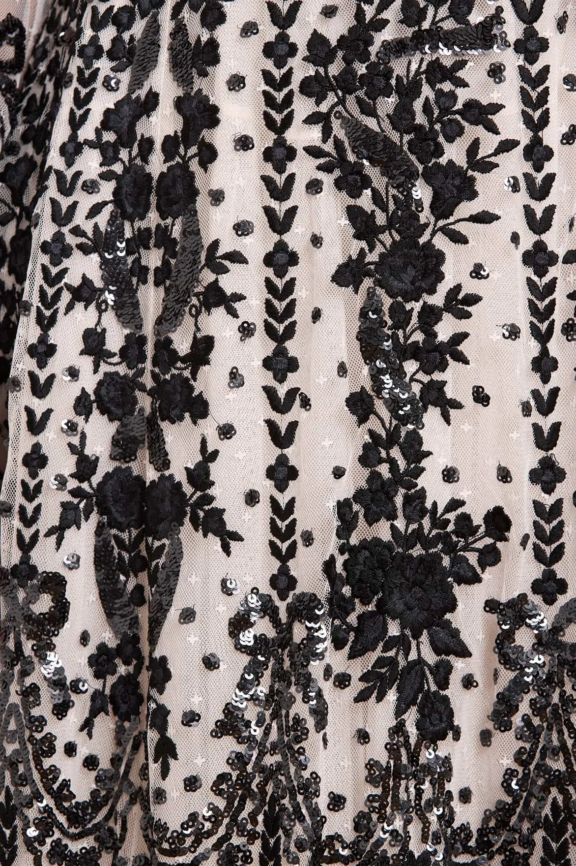 Adeline Off-Shoulder Ankle Gown sold by Needle & Thread product image thumbnail 4