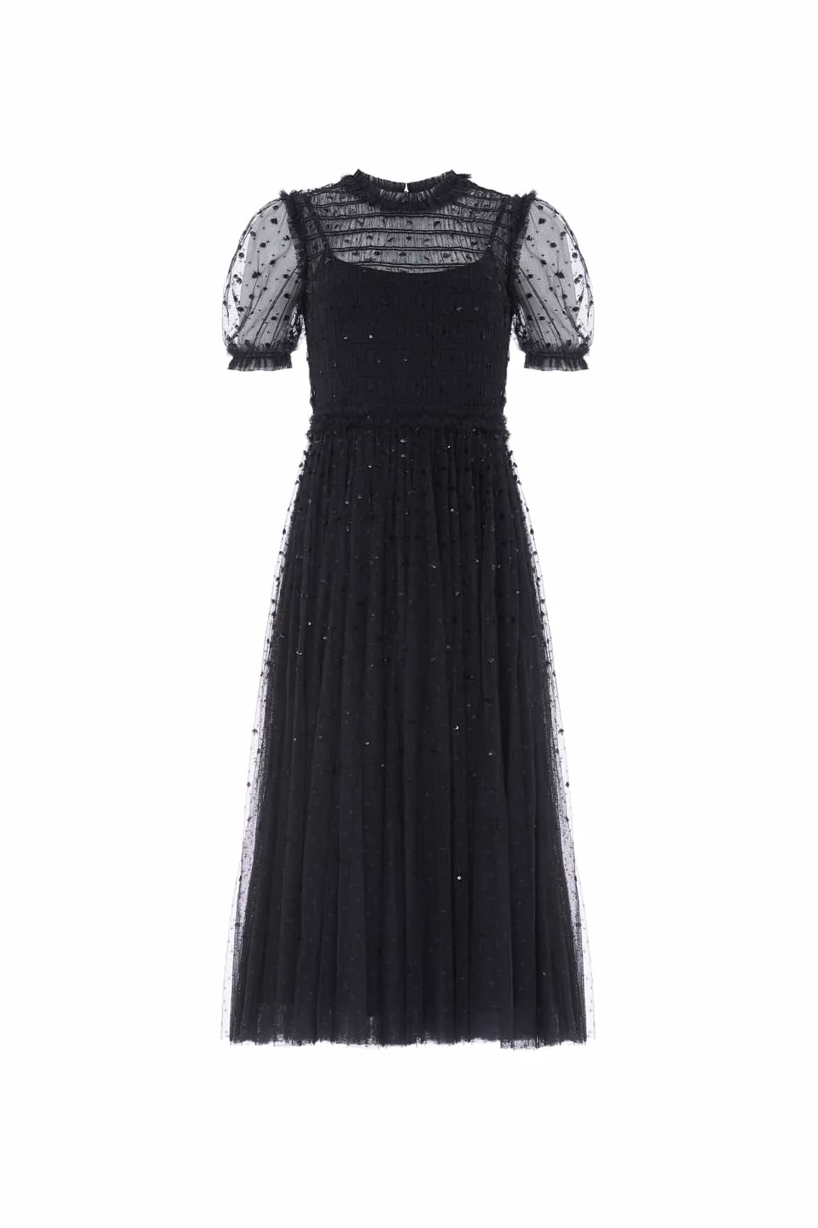 Sequin Giselle Smocked Ballerina Dress sold by Needle & Thread product image thumbnail 2