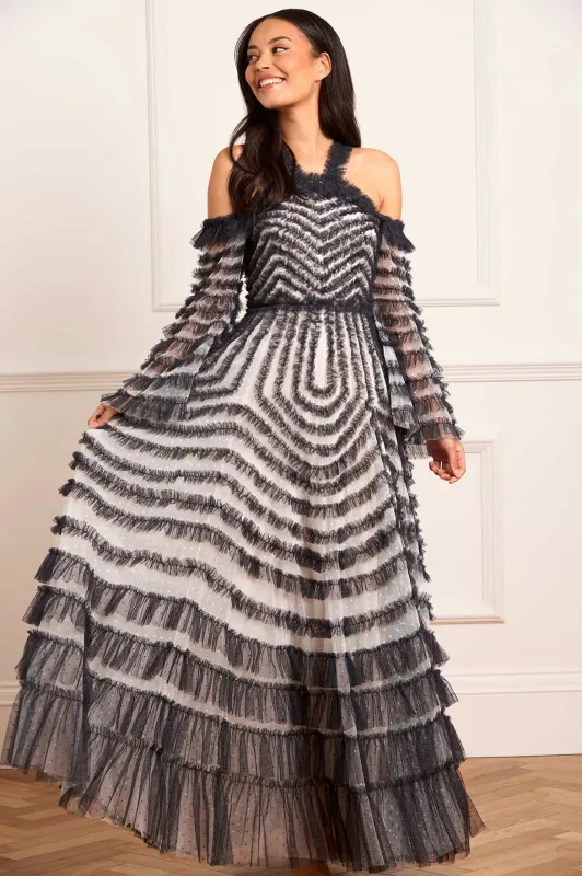 La Vie En Rose Off-Shoulder Gown sold by Needle & Thread