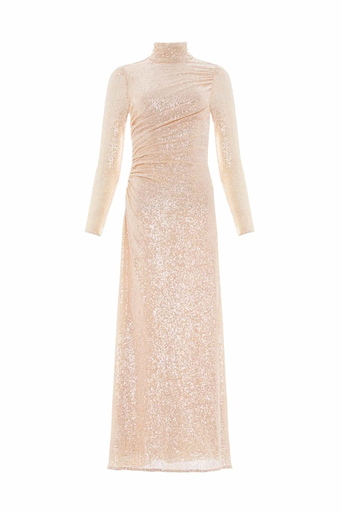 Malia Turtleneck Ankle Gown sold by Needle & Thread product image thumbnail 2