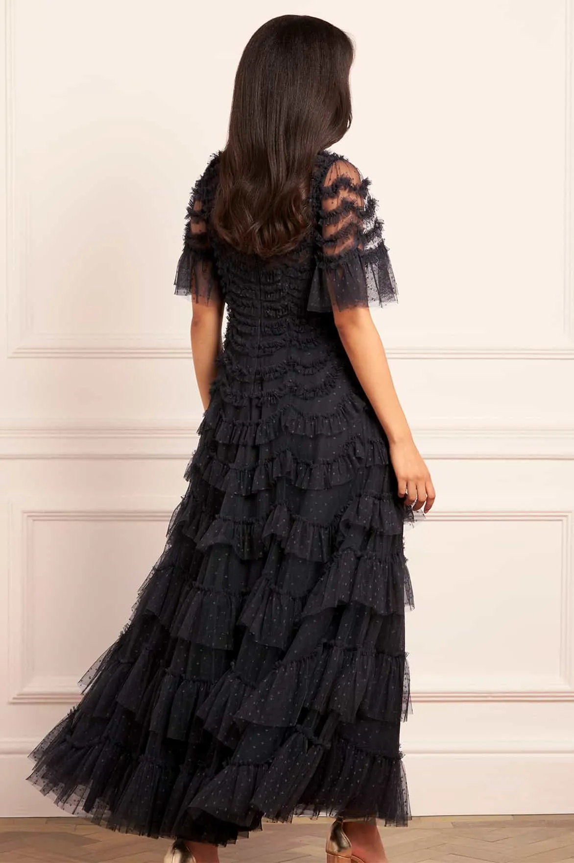 Aviana Short Sleeve Gown sold by Needle & Thread product image thumbnail 5