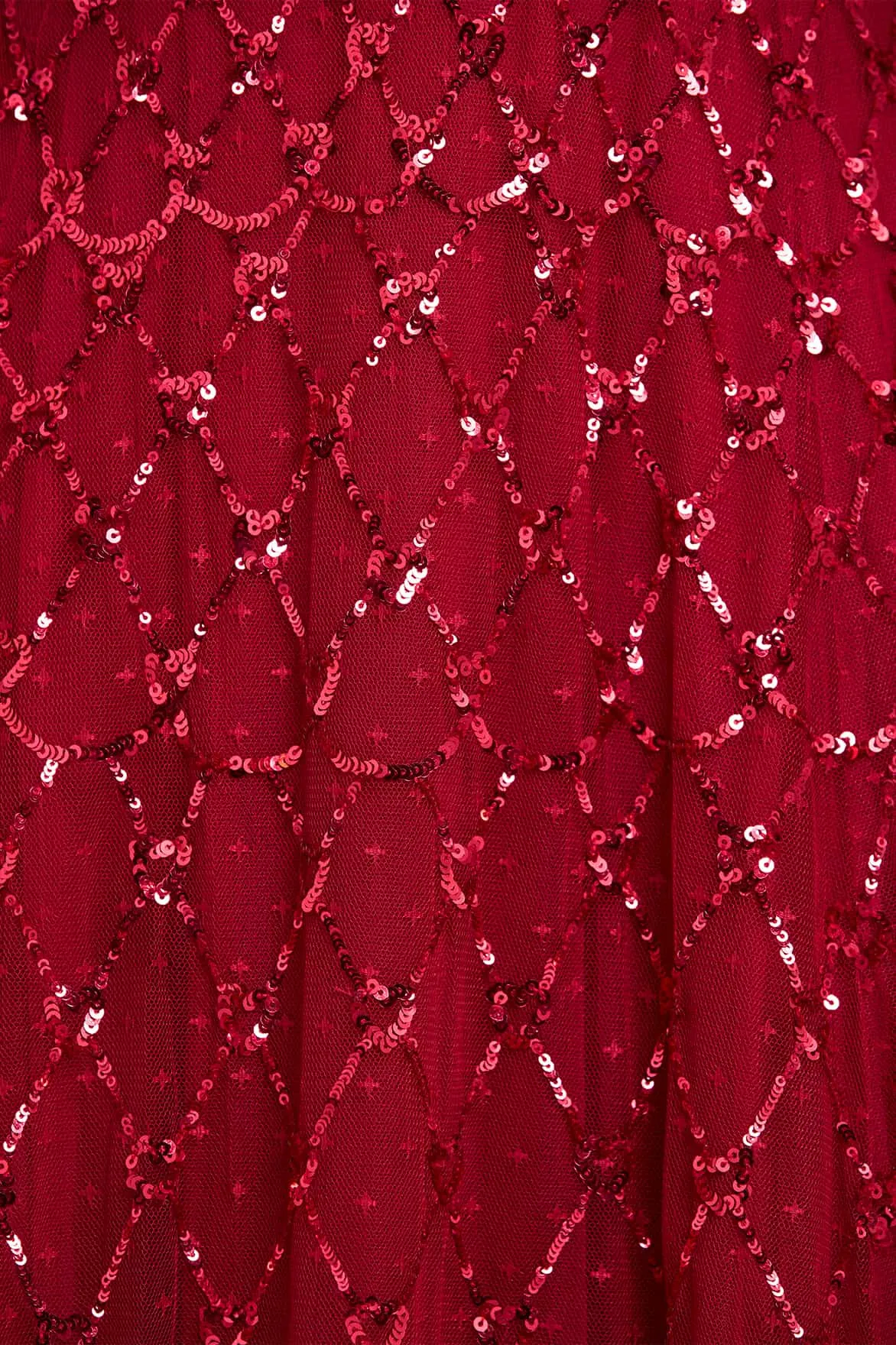 Heart Lattice Ankle Gown sold by Needle & Thread product image thumbnail 4