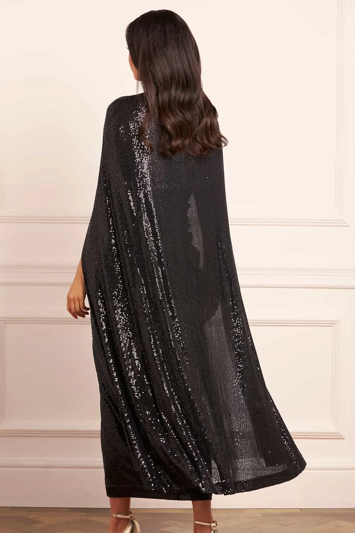 Amora Long Cape sold by Needle & Thread product image thumbnail 3