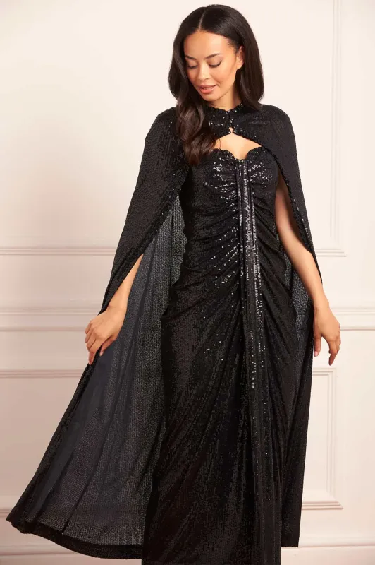 Amora Long Cape sold by Needle & Thread