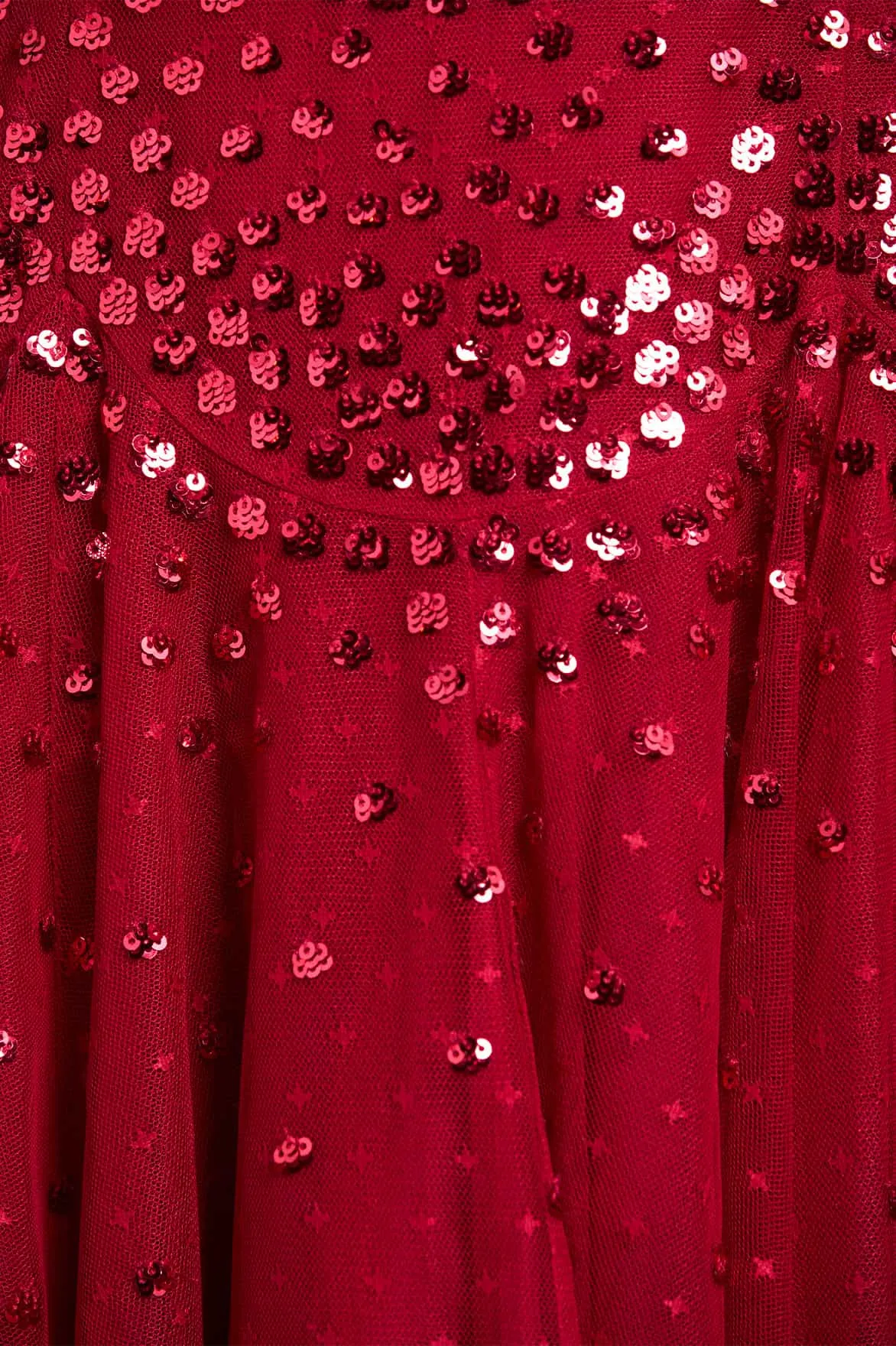 Scallop Sequin Round Neck Micro Mini Dress sold by Needle & Thread product image thumbnail 4