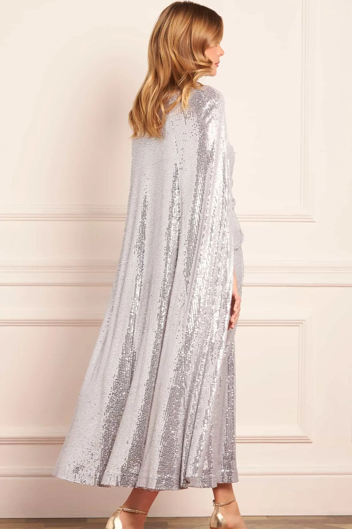 Amora Long Cape sold by Needle & Thread product image thumbnail 4