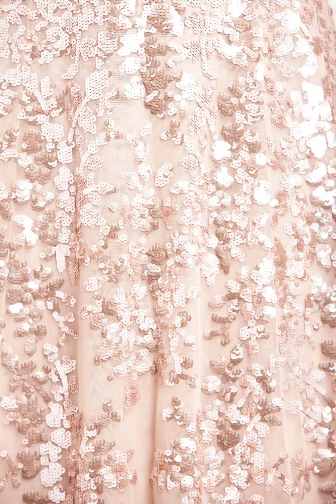 Rosanna Lattice Round Neck Gown sold by Needle & Thread product image thumbnail 4