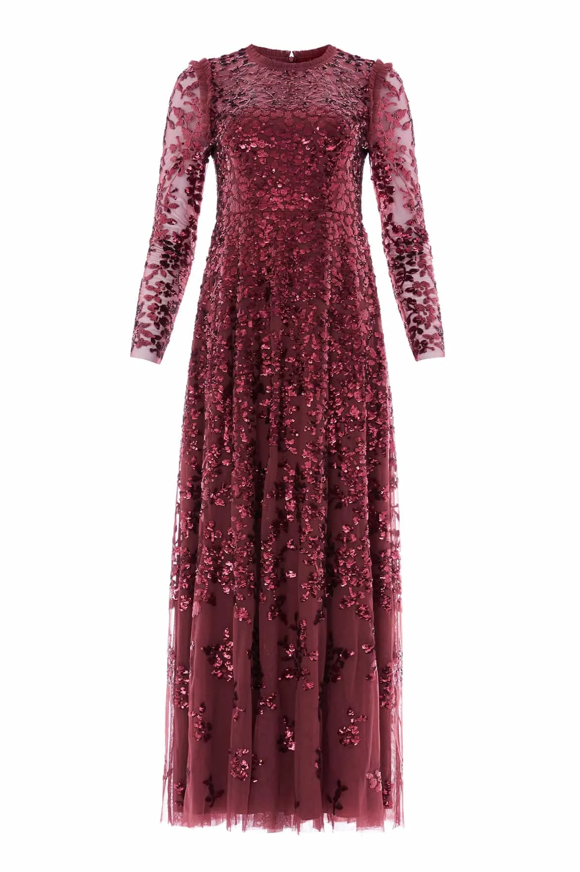 Rosanna Lattice Round Neck Gown sold by Needle & Thread product image thumbnail 2