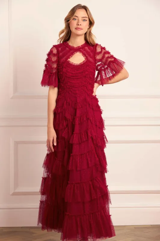 Aviana Short Sleeve Gown sold by Needle & Thread