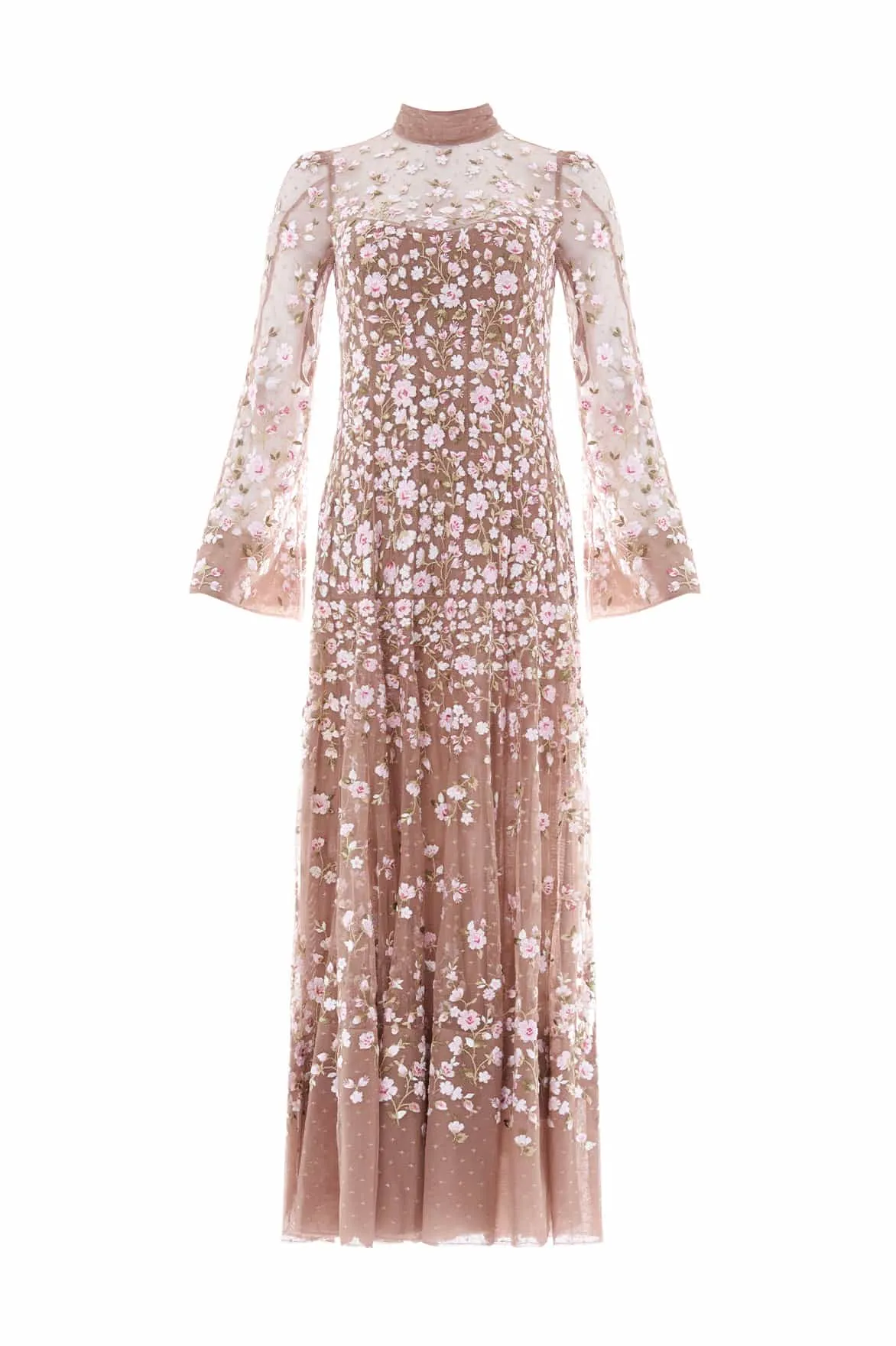 Sylvia Rose Long Sleeve Ankle Gown sold by Needle & Thread product image thumbnail 2