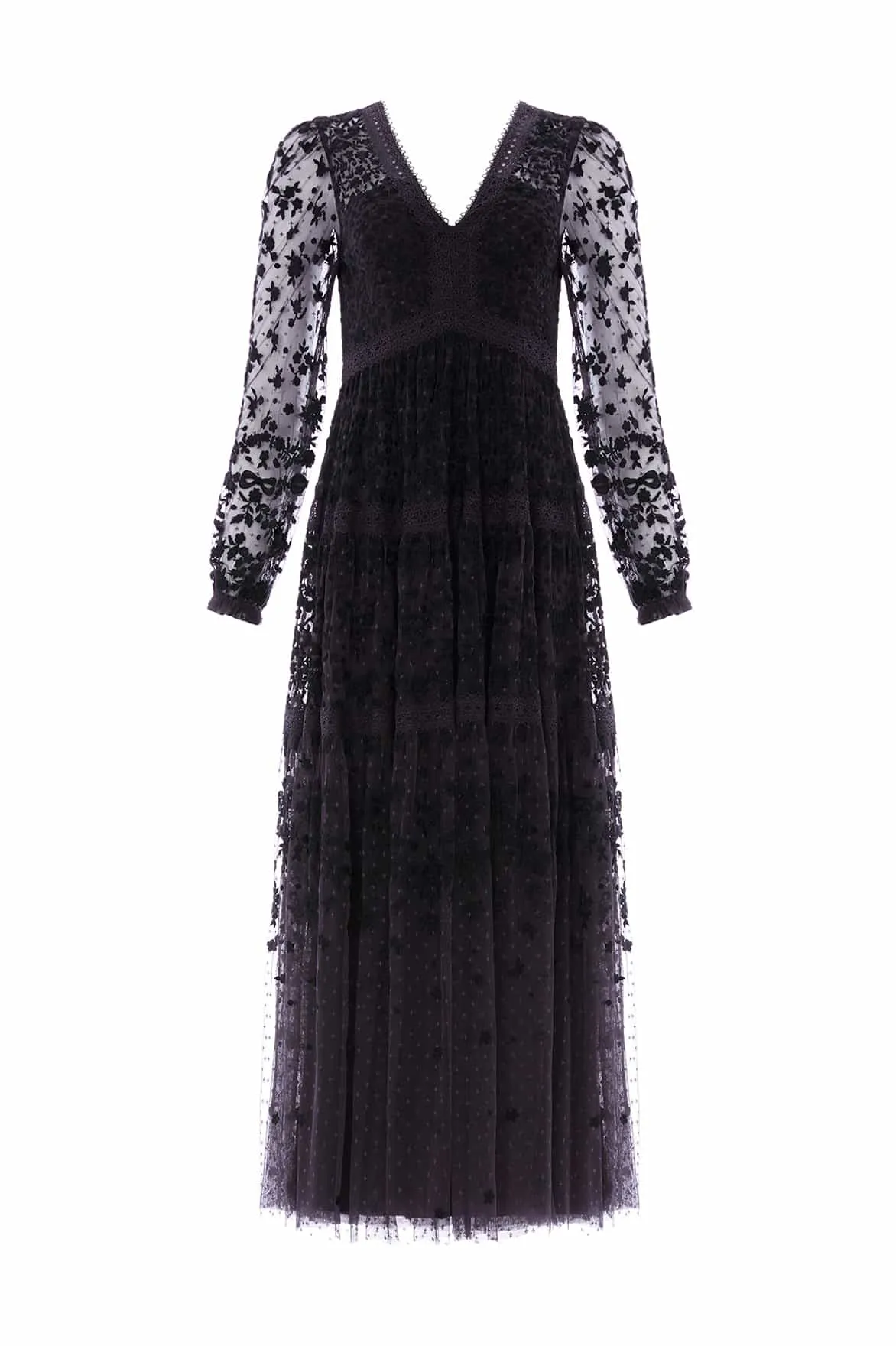 Celestia Ribbon Ankle Gown sold by Needle & Thread product image thumbnail 2