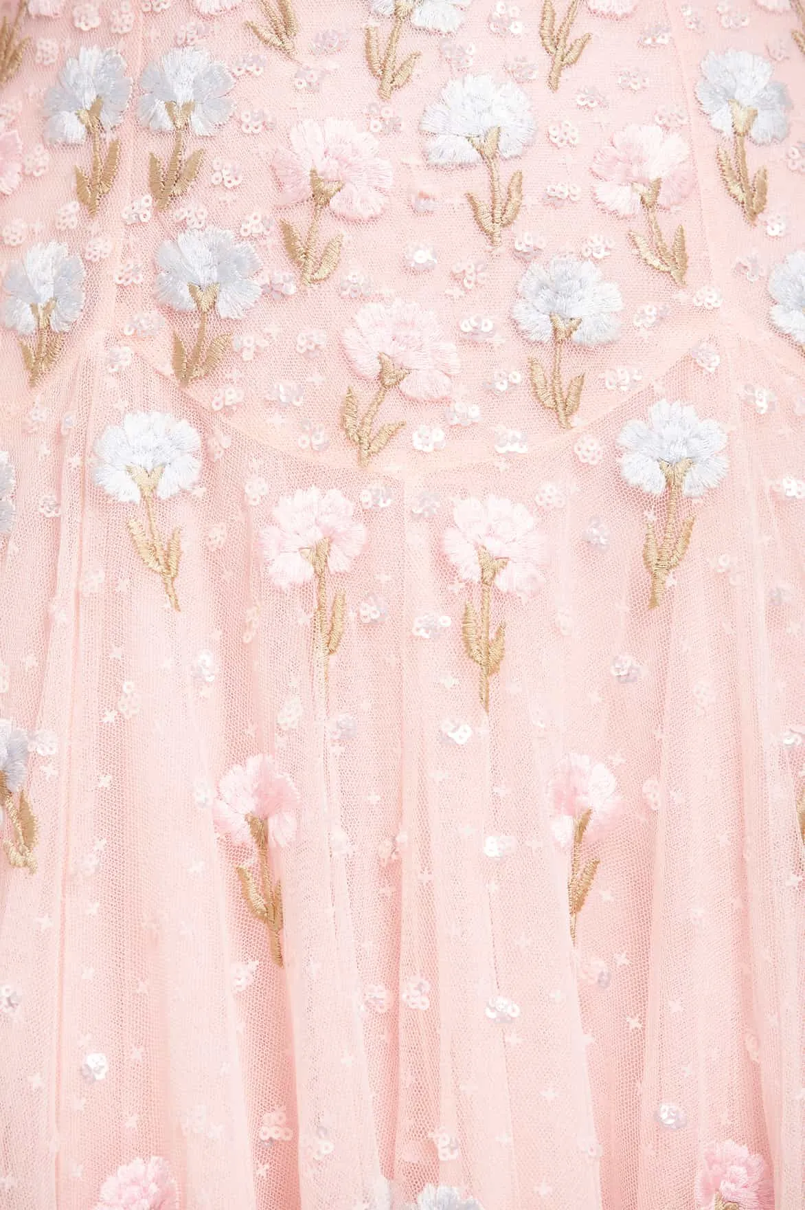 Dandelion Ditsy Halter-Neck Micro Mini Dress sold by Needle & Thread product image thumbnail 4