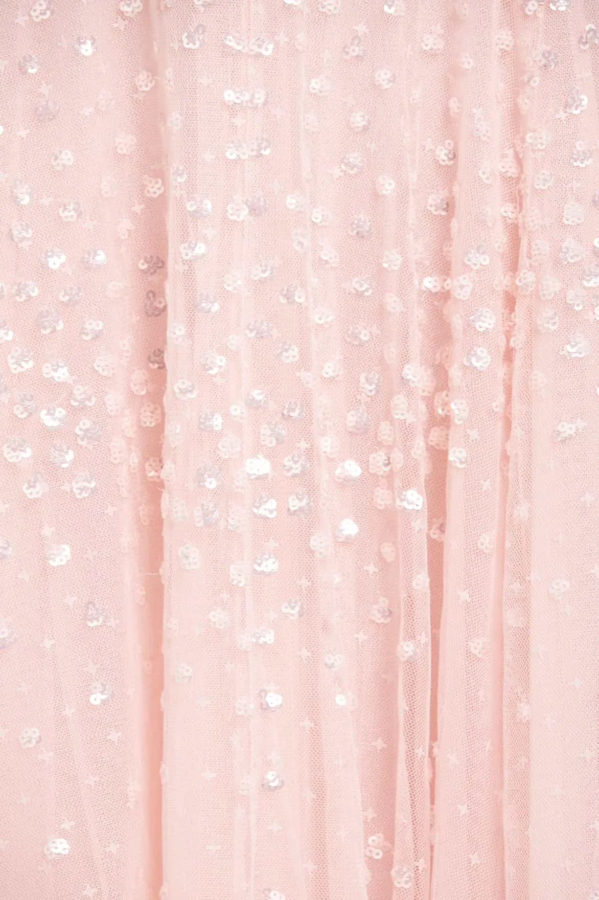 Scallop Sequin V-Neck Ankle Gown sold by Needle & Thread product image thumbnail 4