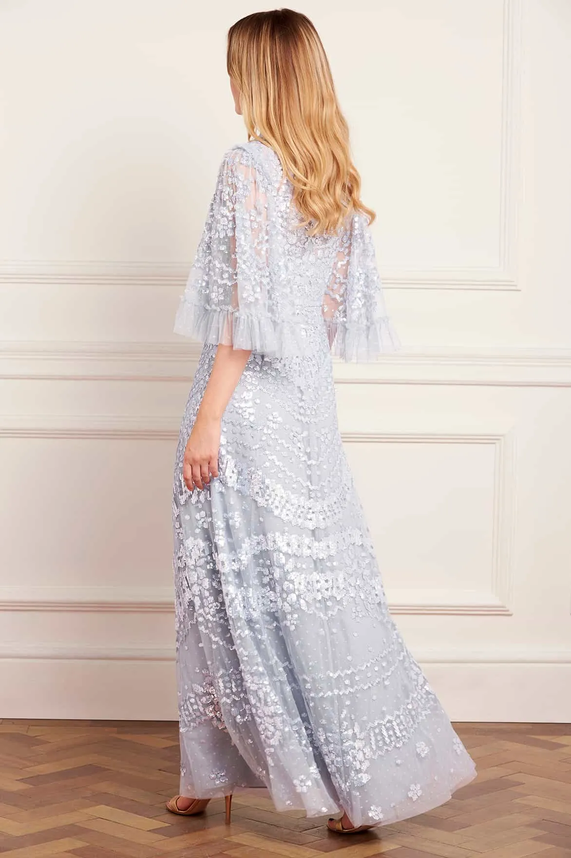 Anais Sequin Gown sold by Needle & Thread product image thumbnail 4