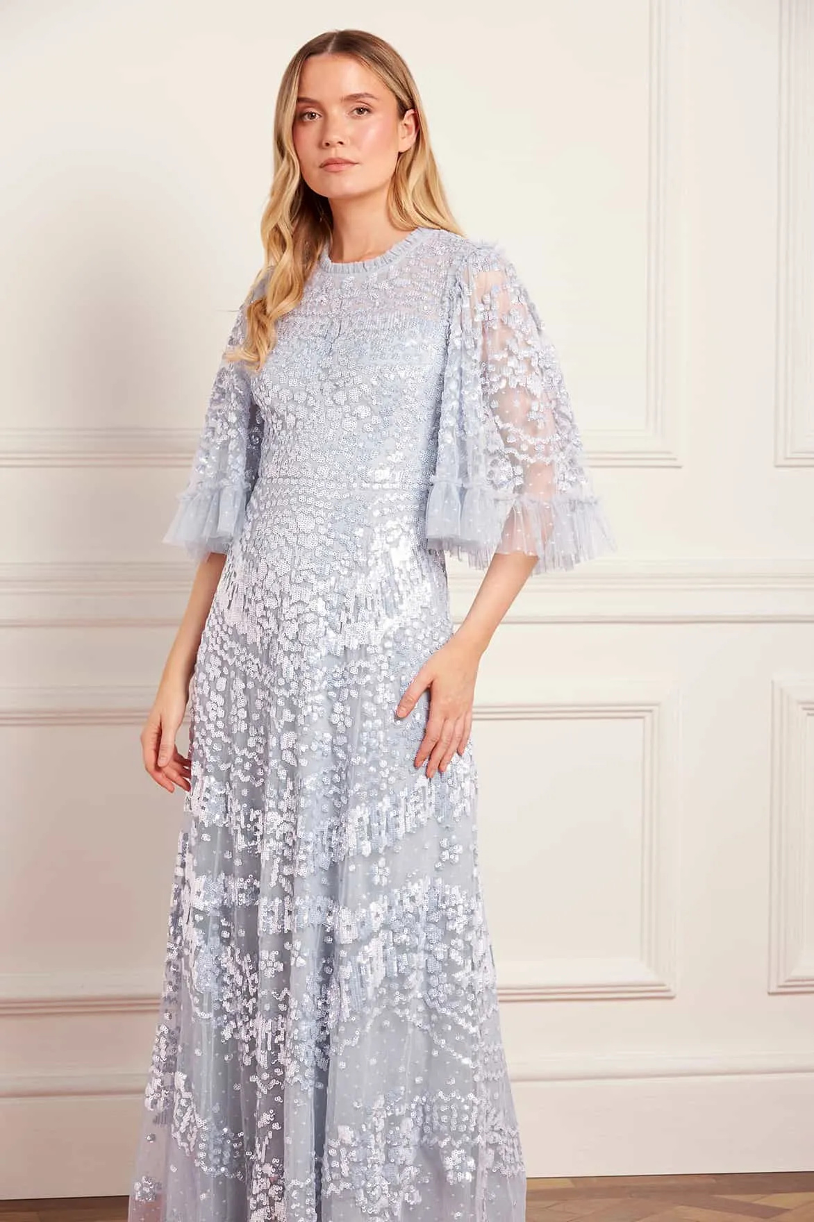 Anais Sequin Gown sold by Needle & Thread