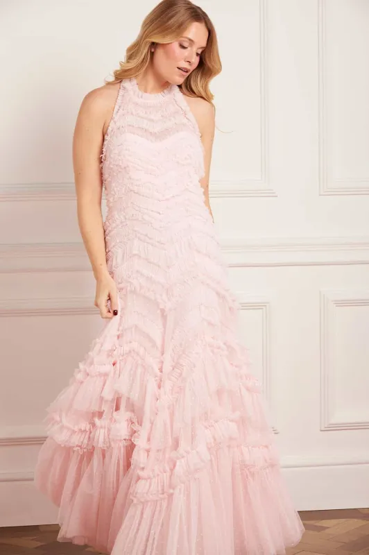 Elia Halter-Neck Gown sold by Needle & Thread