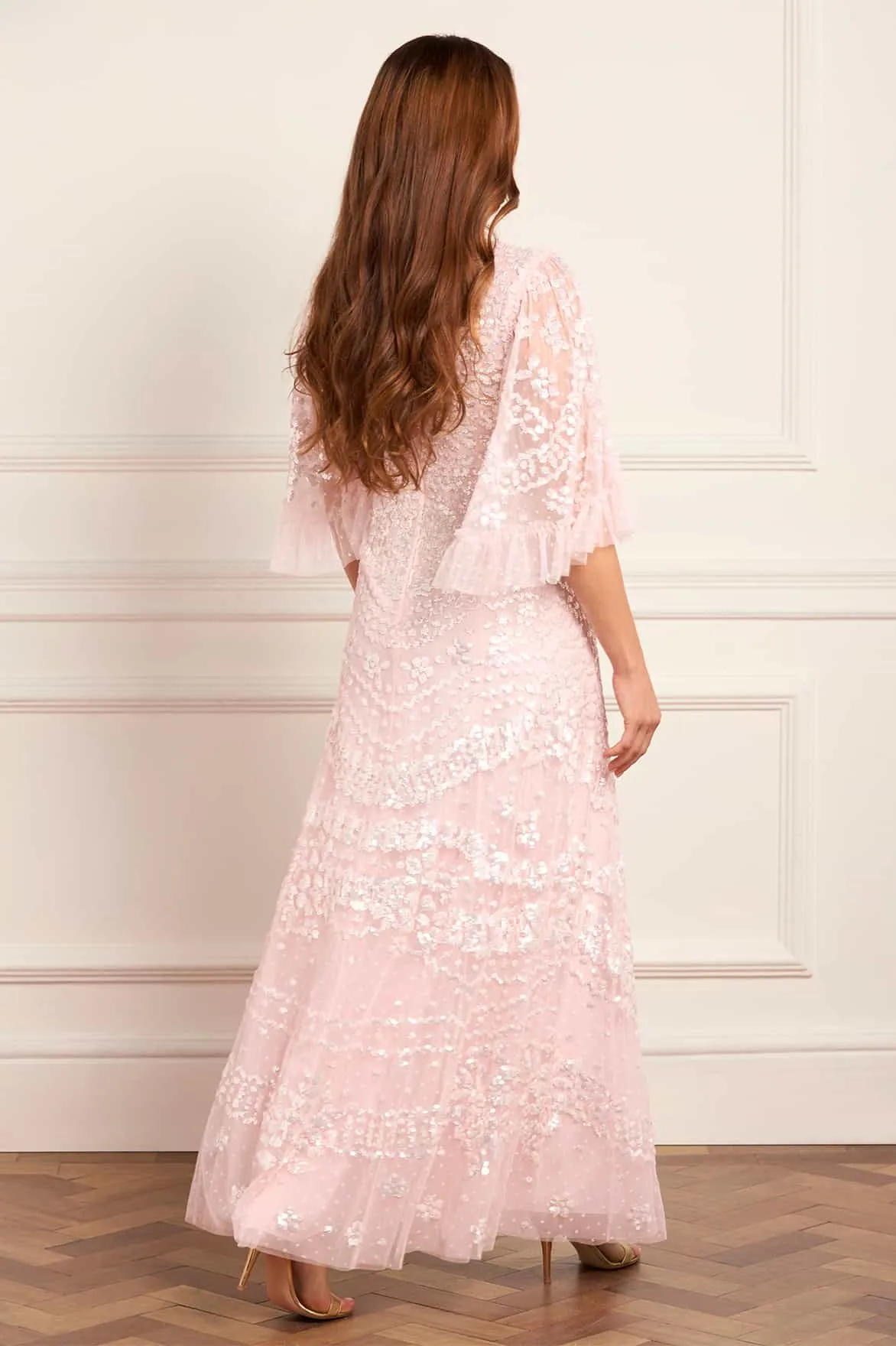 Anais Sequin Gown sold by Needle & Thread product image thumbnail 5