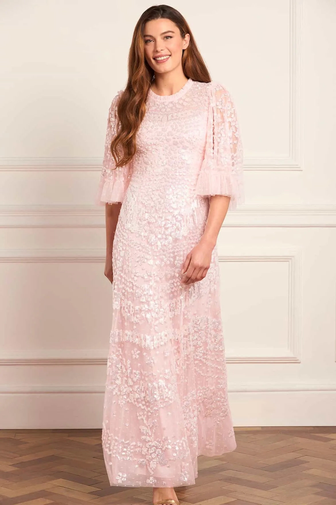 Anais Sequin Gown sold by Needle & Thread product image thumbnail 3