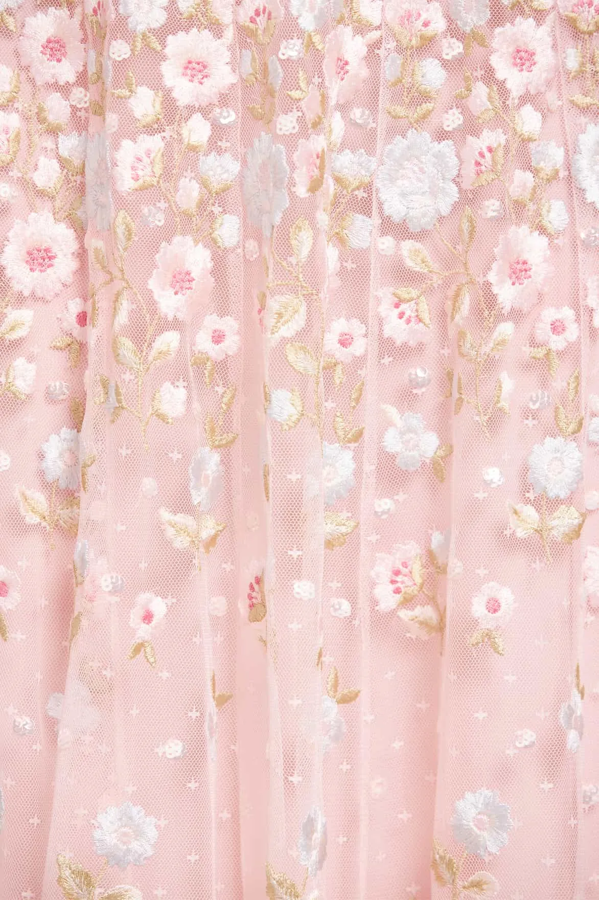 Ethereal Blooms Short Sleeve Ankle Gown sold by Needle & Thread product image thumbnail 5