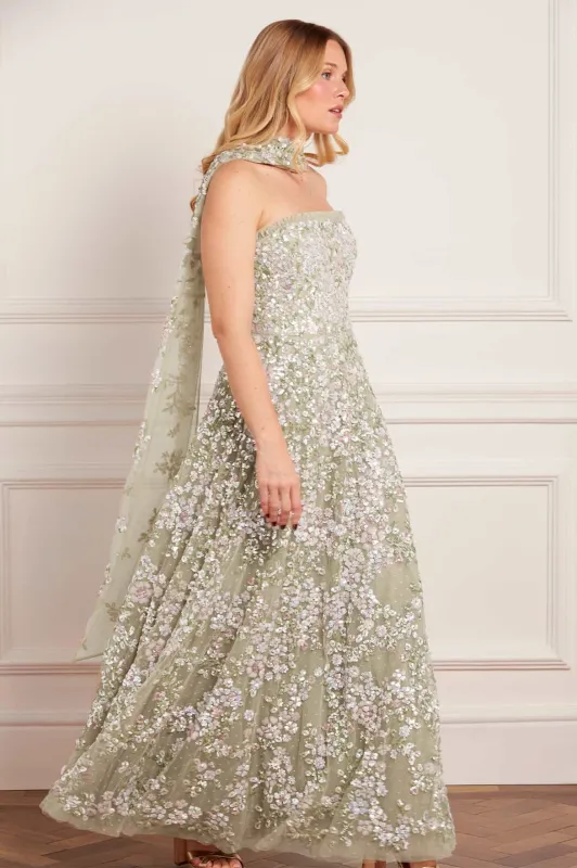 Dream Garland Strapless Gown sold by Needle & Thread