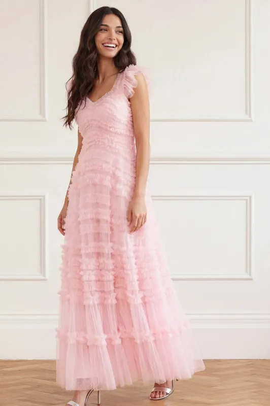 Amara Backless Gown made by Needle & Thread