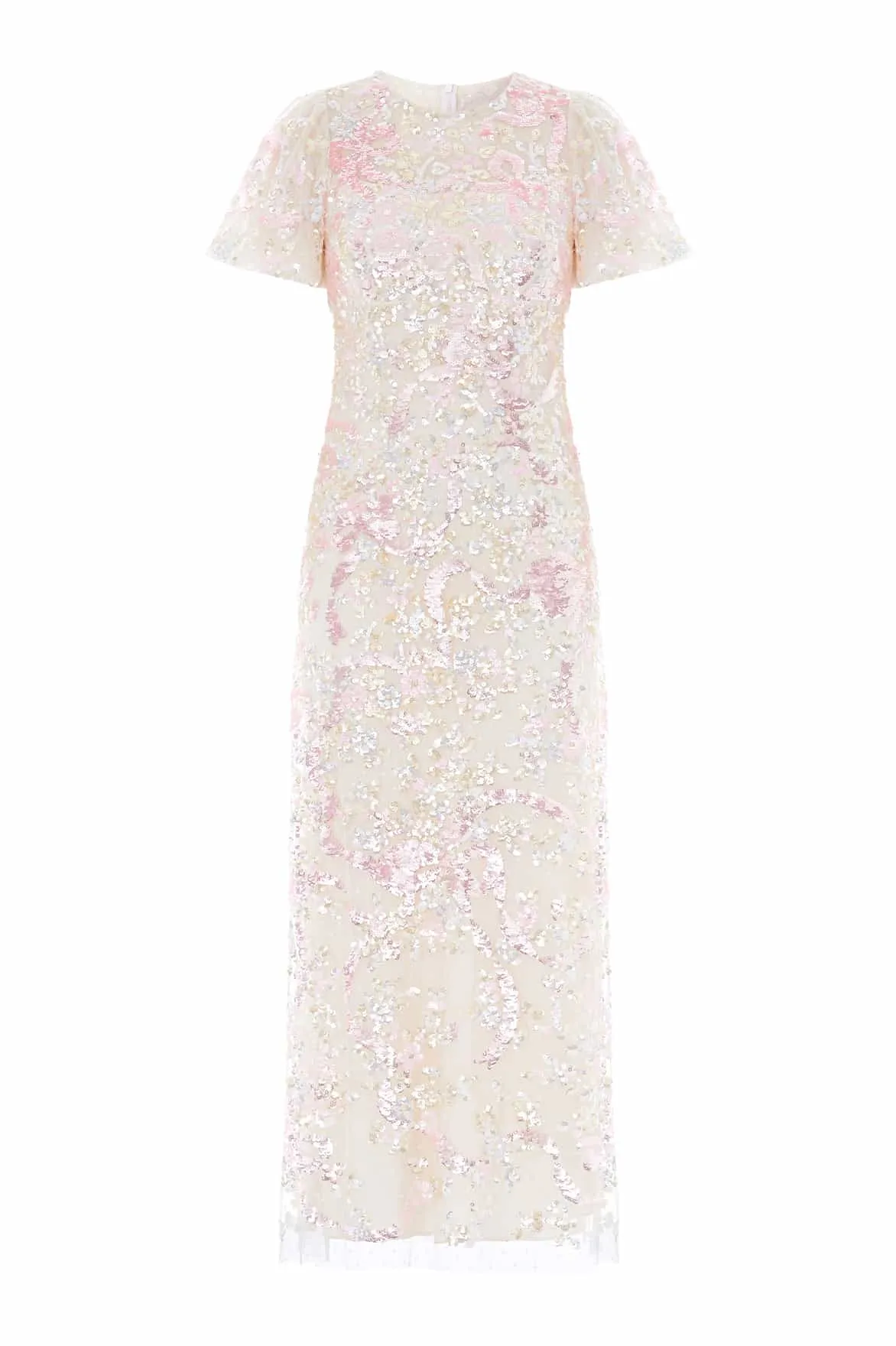 Dancing Ribbon Puff Sleeve Gown sold by Needle & Thread product image thumbnail 2