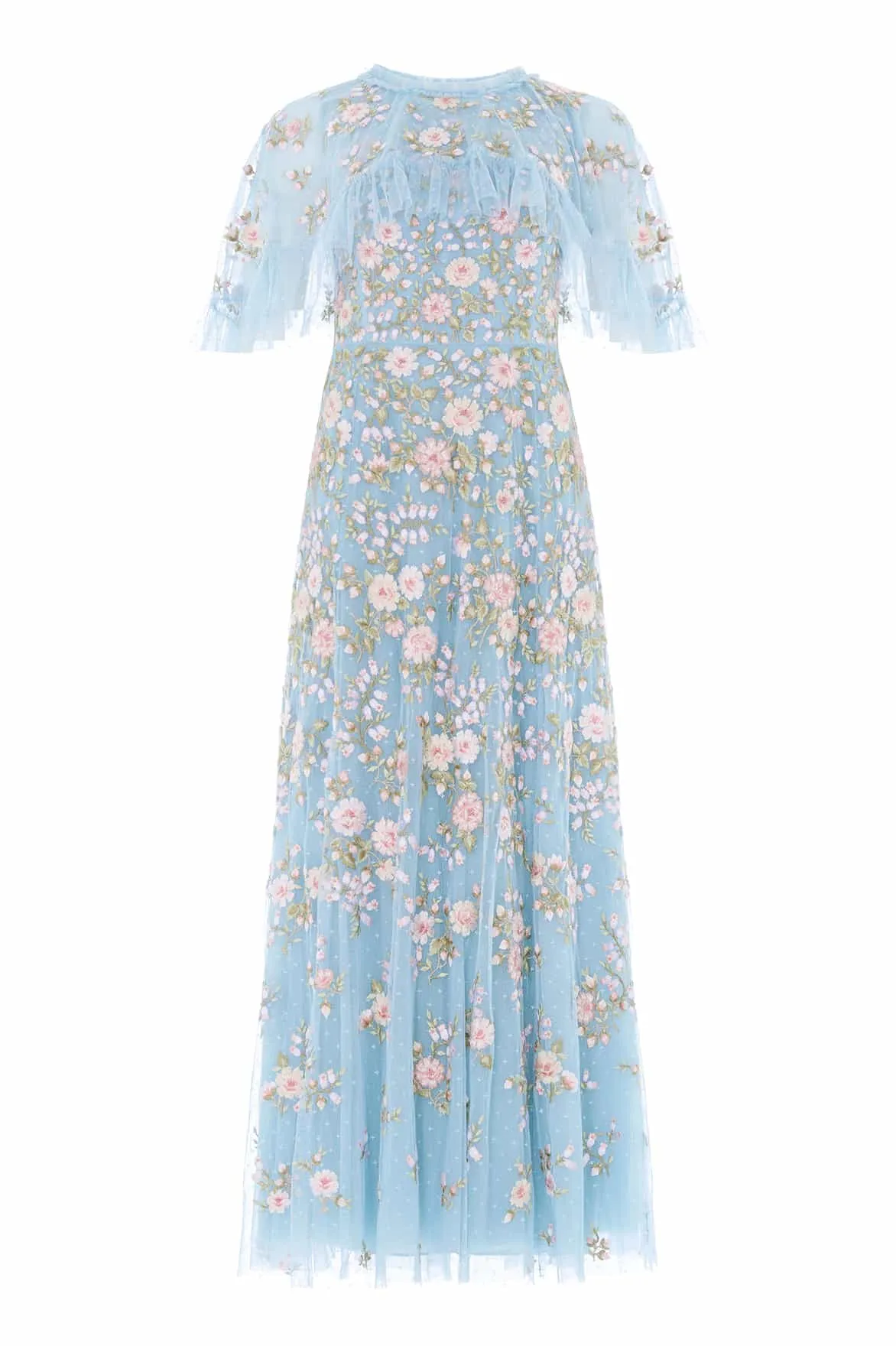 Eden Rose Cape Ankle Gown sold by Needle & Thread product image thumbnail 2