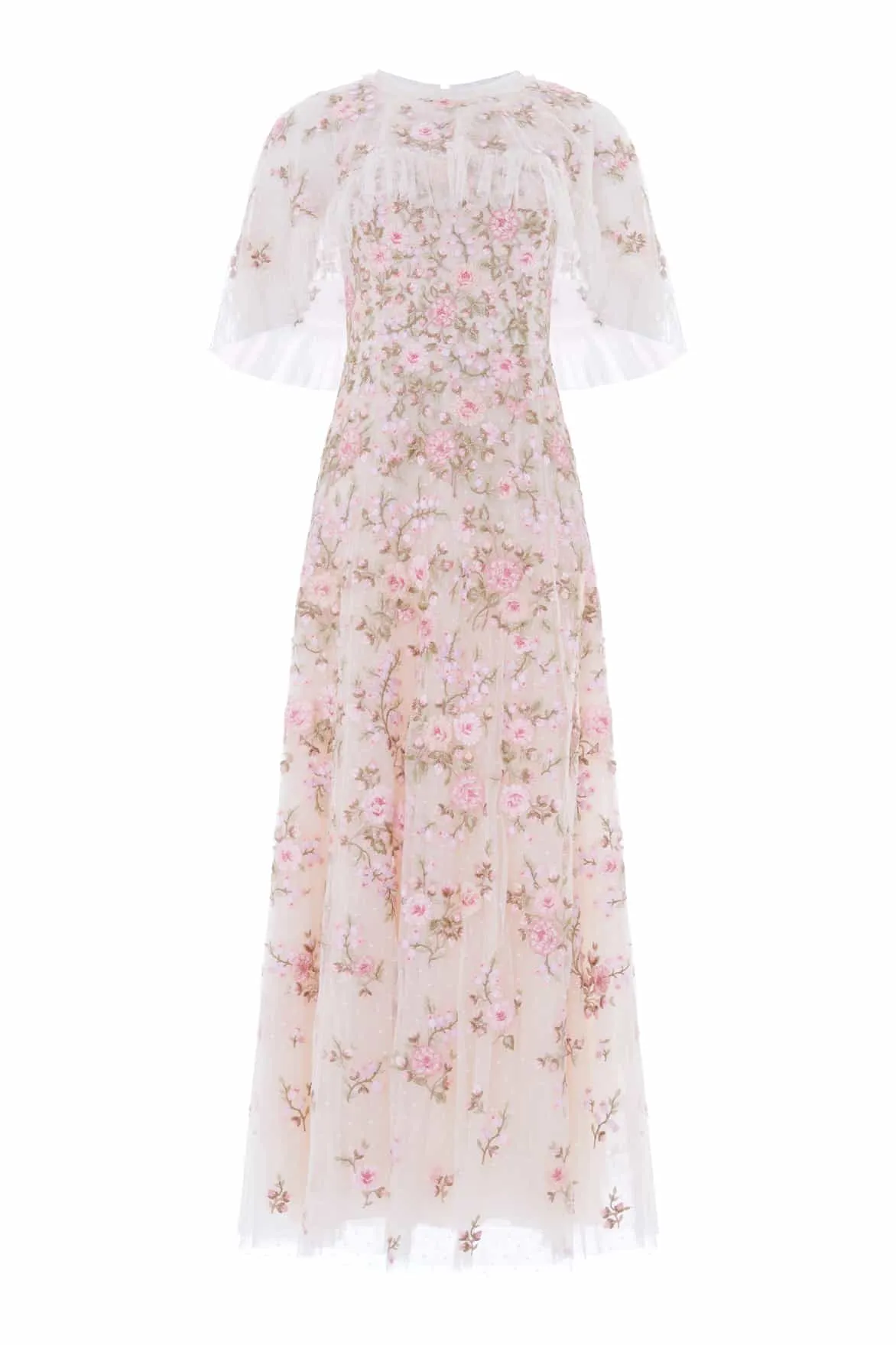 Eden Rose Cape Ankle Gown sold by Needle & Thread product image thumbnail 2