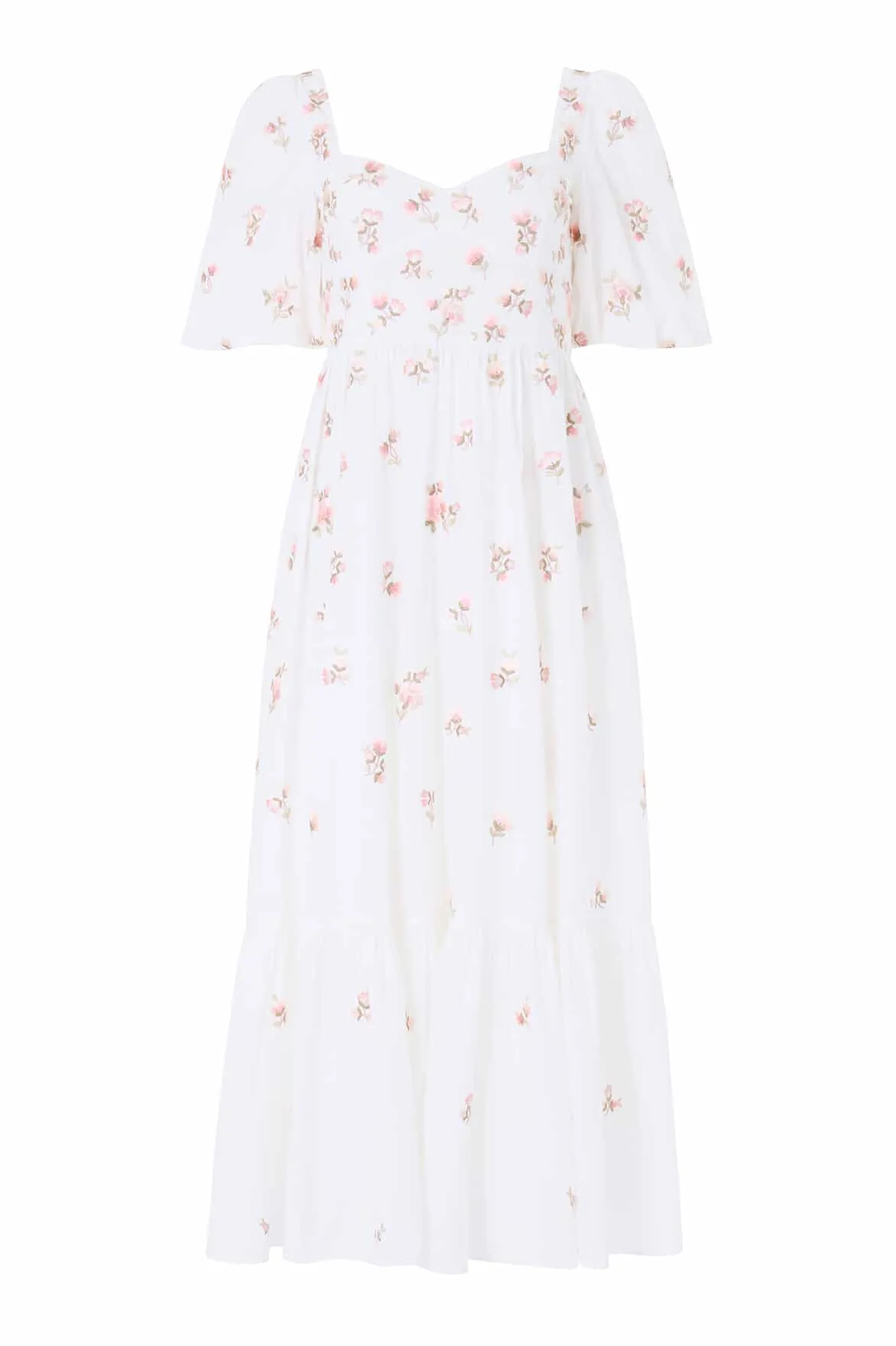 Flora Ditsy Cotton Ankle Gown sold by Needle & Thread product image thumbnail 2