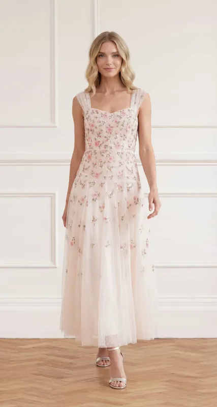 Mayflower Ditsy Ankle Gown made by Needle & Thread