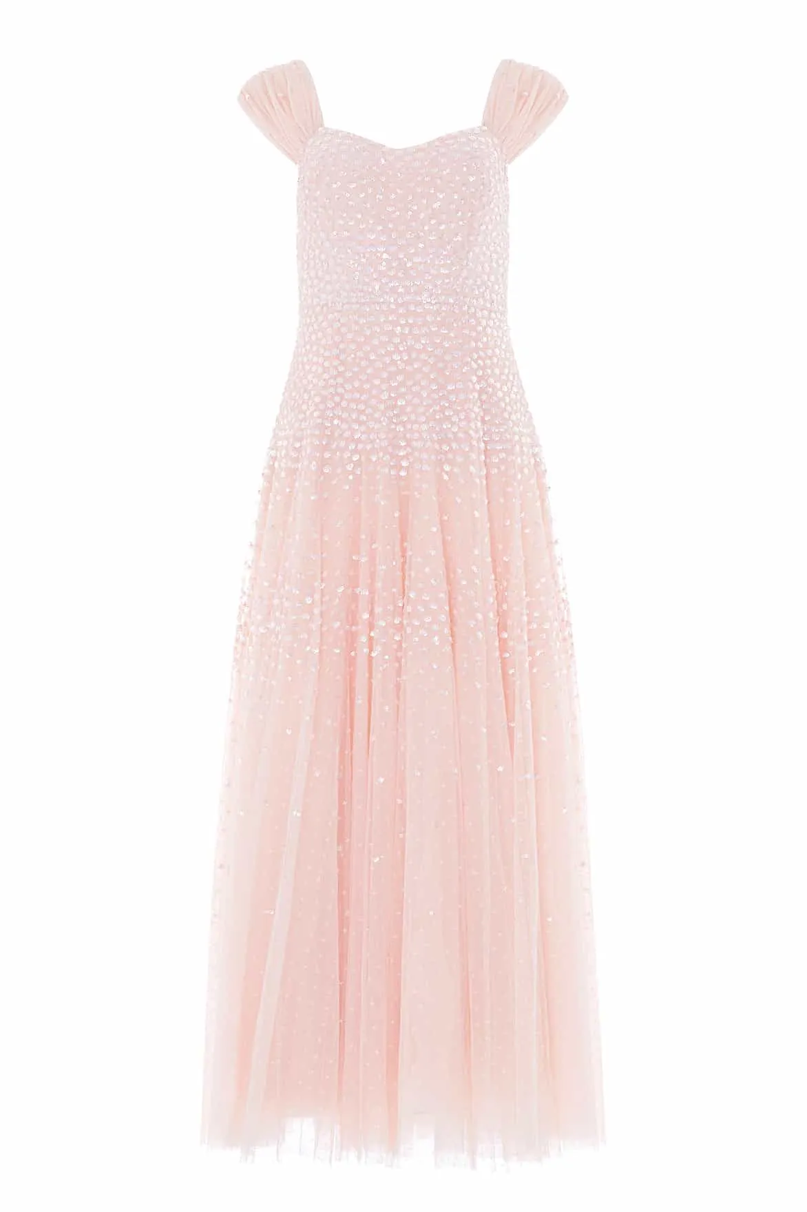 Sunrise Sequin Sweetheart Ankle Gown sold by Needle & Thread product image thumbnail 2