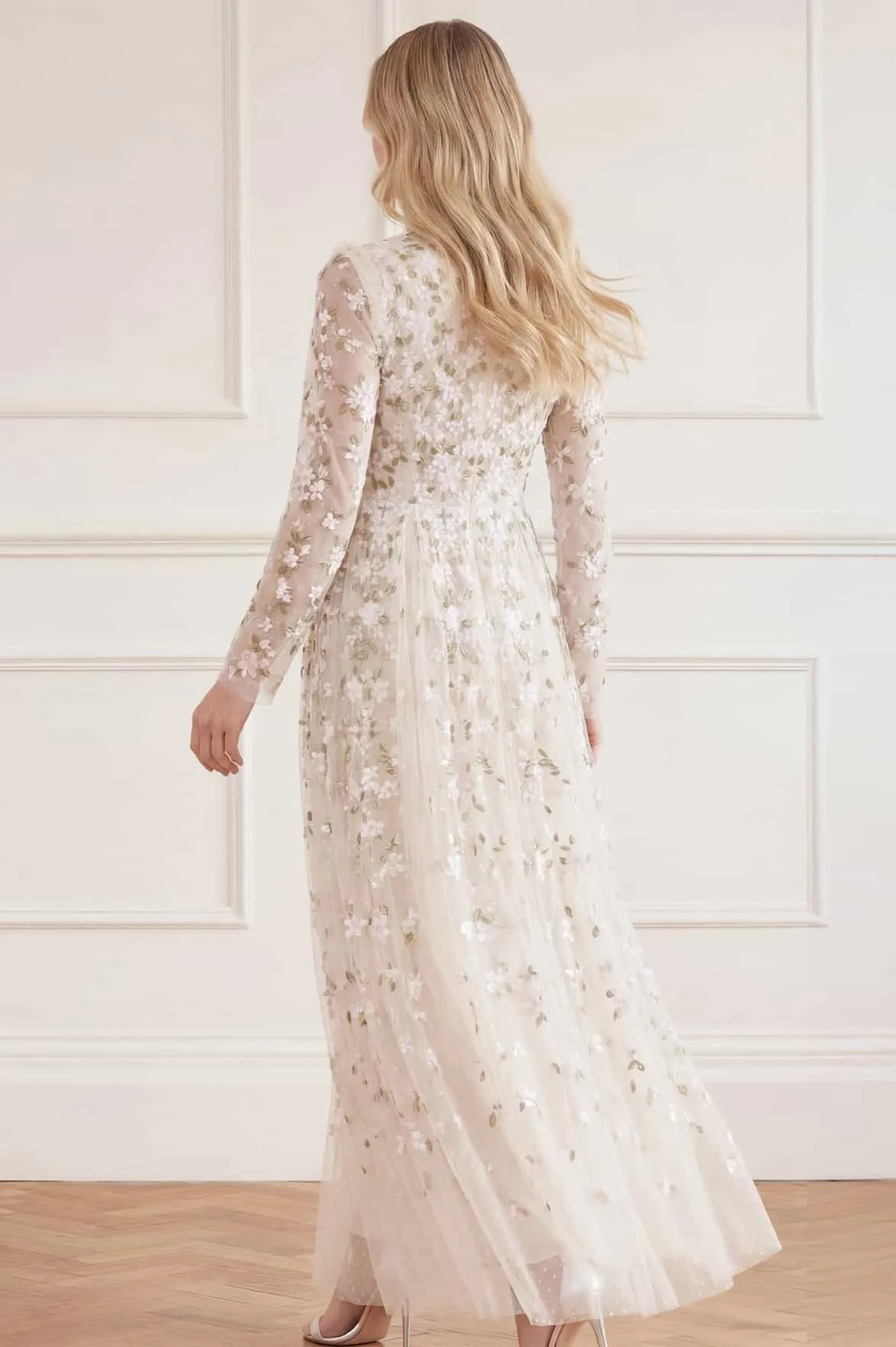 Camellia Ditsy Ankle Gown sold by Needle & Thread product image thumbnail 5