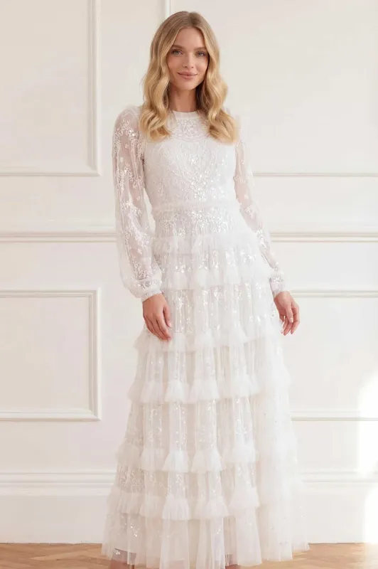 Blossom Lace Ankle Gown made by Needle & Thread