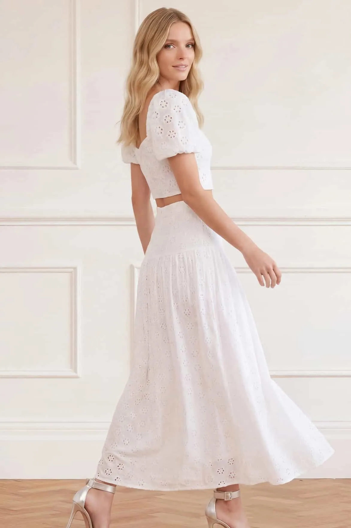Romilly Cotton Broderie Top sold by Needle & Thread product image thumbnail 4