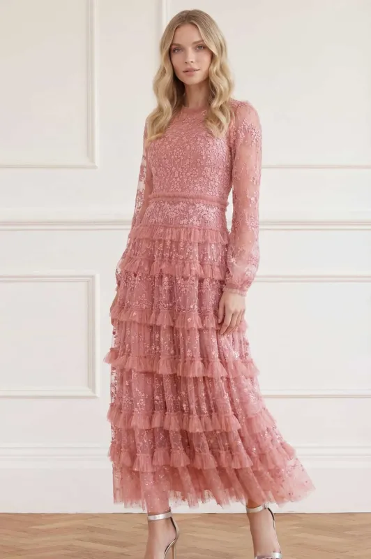 Blossom Lace Ankle Gown made by Needle & Thread