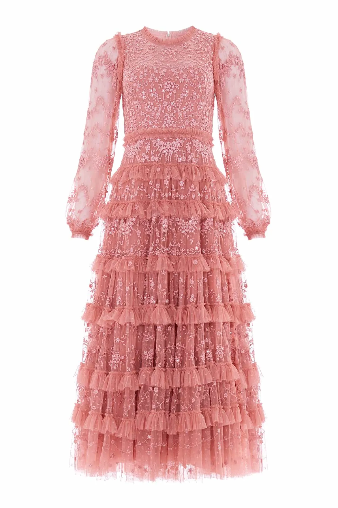 Blossom Lace Ankle Gown sold by Needle & Thread product image thumbnail 2