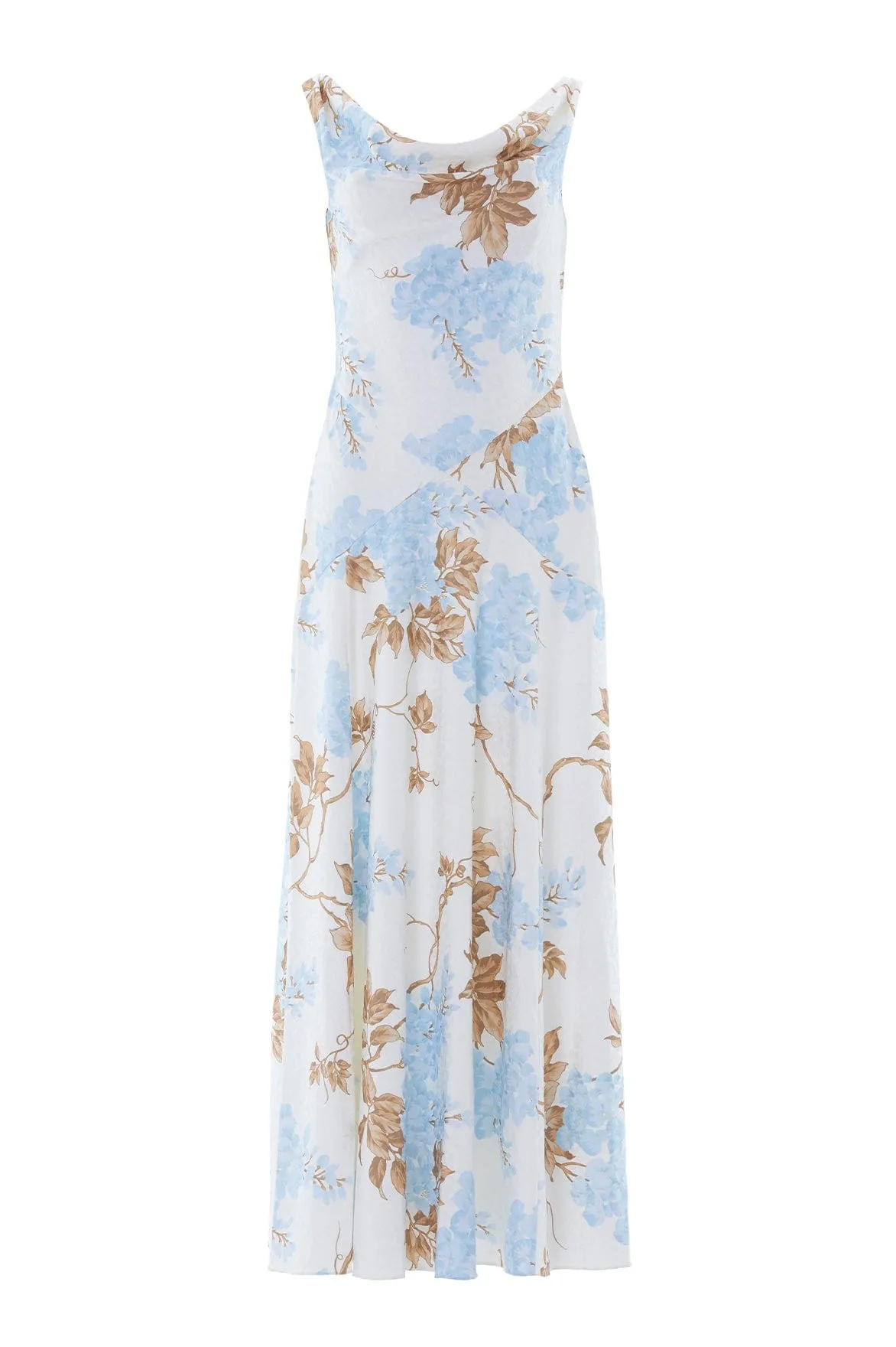 Wisteria Jacquard Cowl Neck Gown sold by Needle & Thread product image thumbnail 2