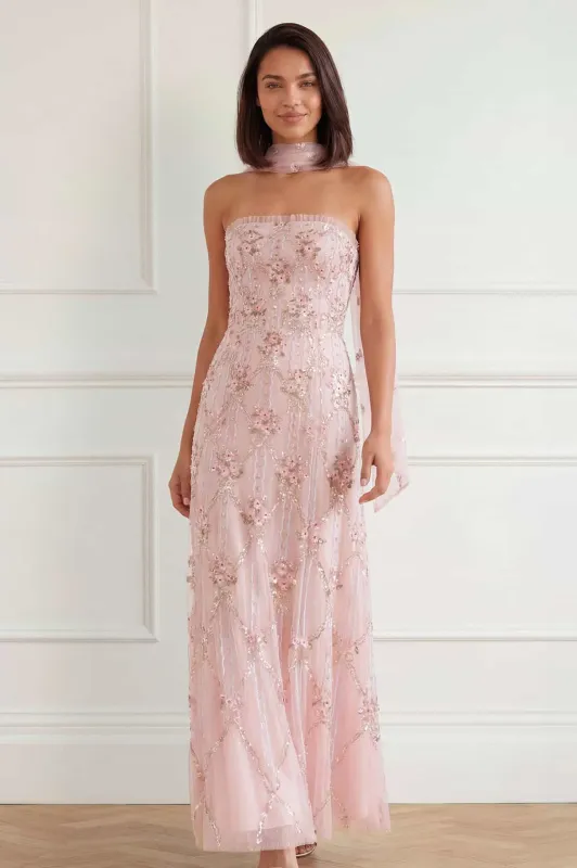 Lovers Lace Strapless Gown made by Needle & Thread