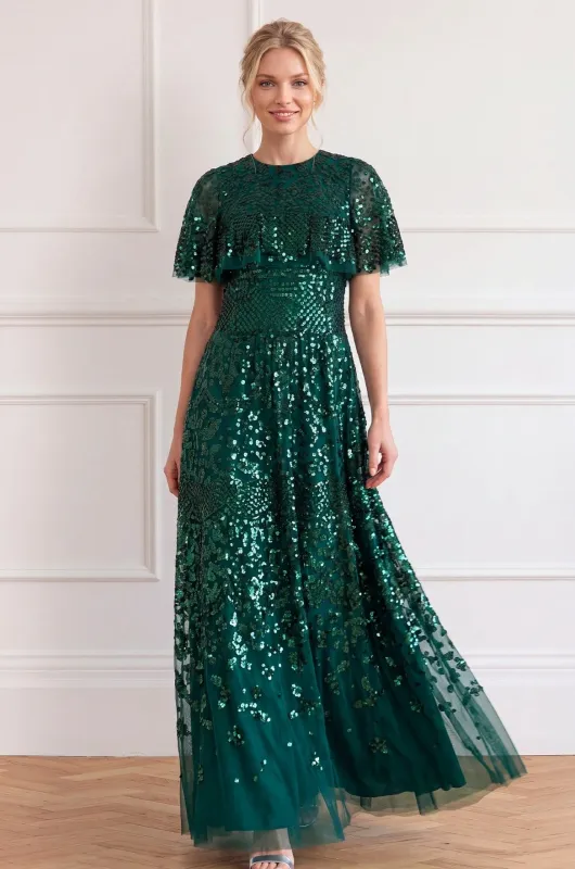 Snowdrop Cape Gown made by Needle & Thread