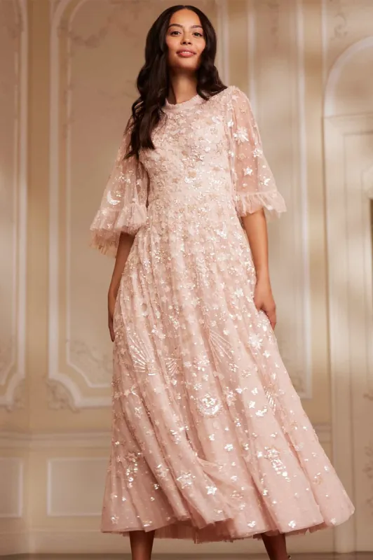 Constellation Gloss Ankle Gown made by Needle & Thread