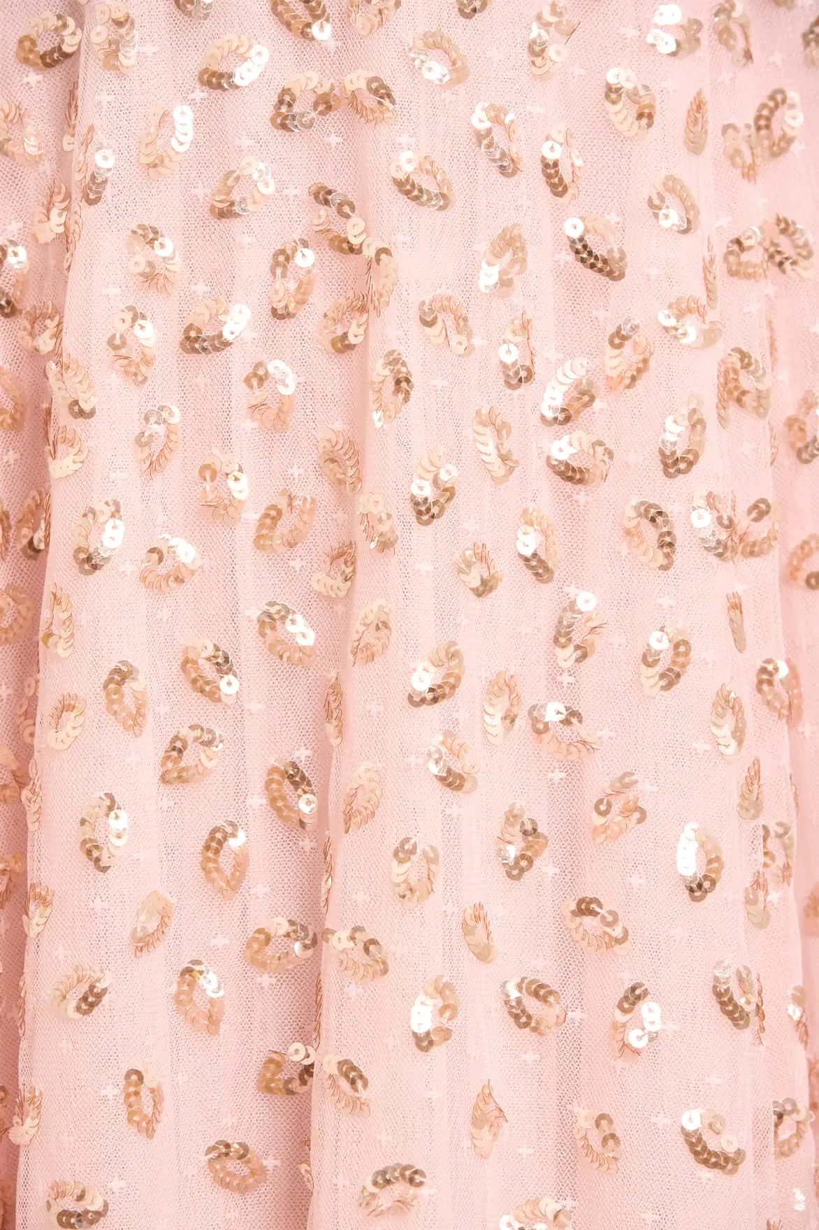 Autumn Leaves Off-Shoulder Ballerina Dress sold by Needle & Thread product image thumbnail 5