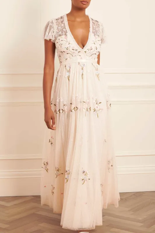Petunia Cap Sleeve Gown sold by Needle & Thread