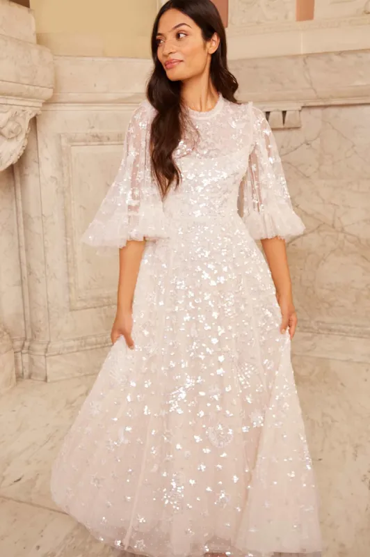 Constellation Gloss Ankle Gown made by Needle & Thread