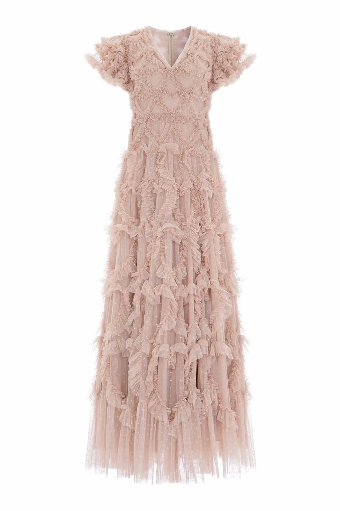 Amorette V-Neck Gown sold by Needle & Thread product image thumbnail 2