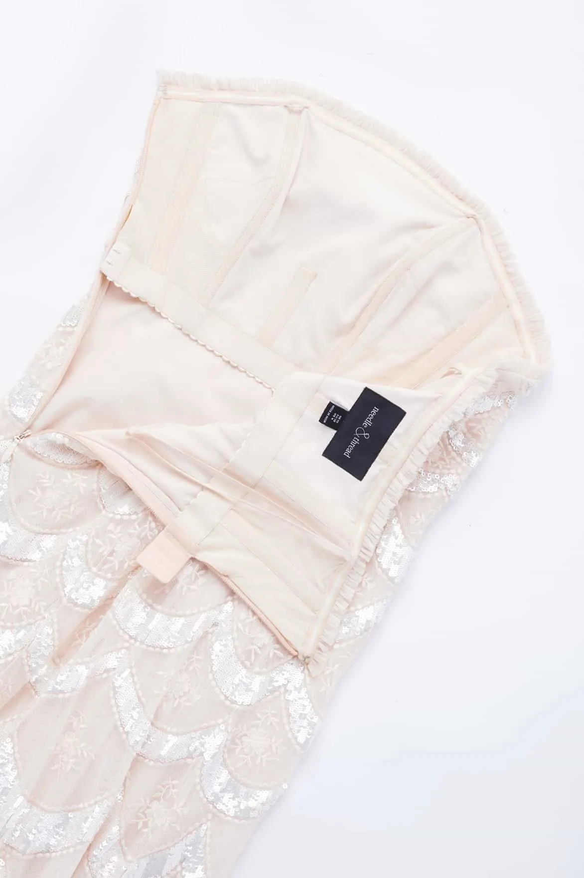 Fifi Strapless Ankle Gown sold by Needle & Thread product image thumbnail 4