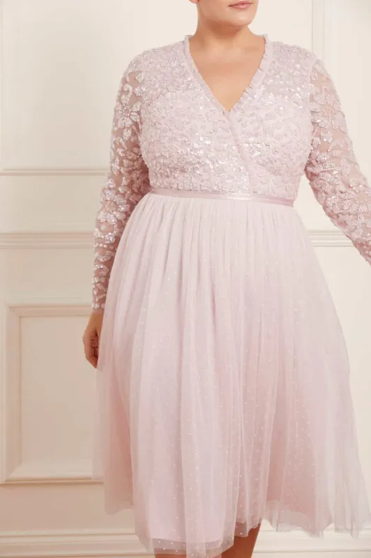 Tempest Bodice V-Neck Midaxi Dress sold by Needle & Thread