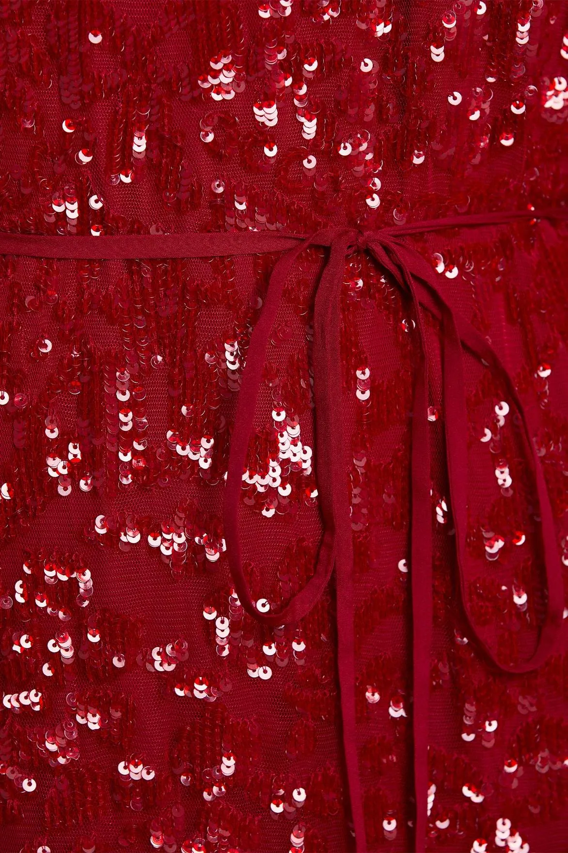 Annie Sequin Tiered Mini Dress sold by Needle & Thread product image thumbnail 5