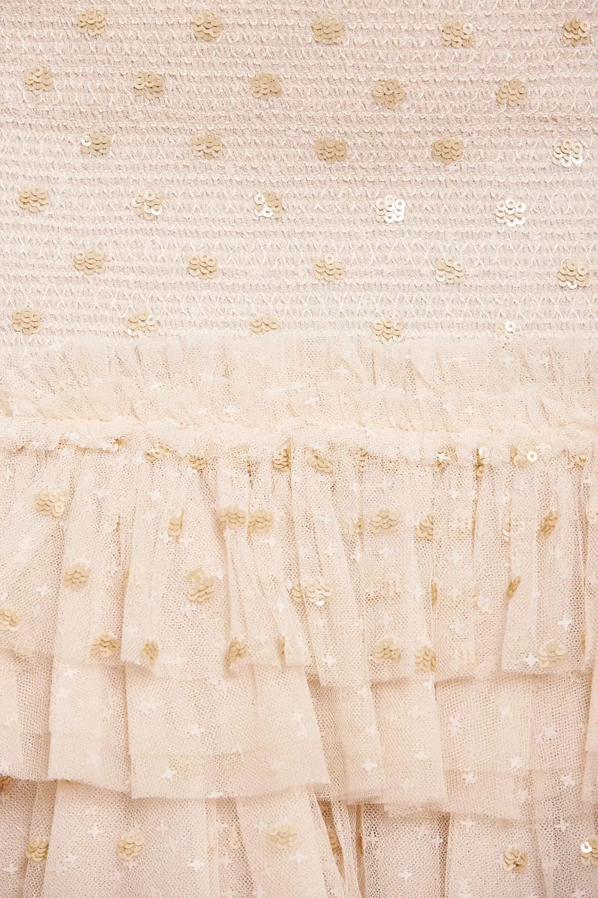 Polka Dot Smocked Micro Mini Dress sold by Needle & Thread product image thumbnail 3